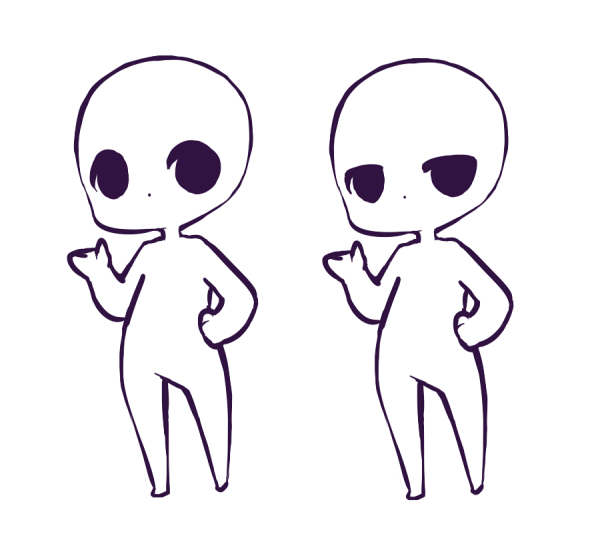 Чиби мальчик референс