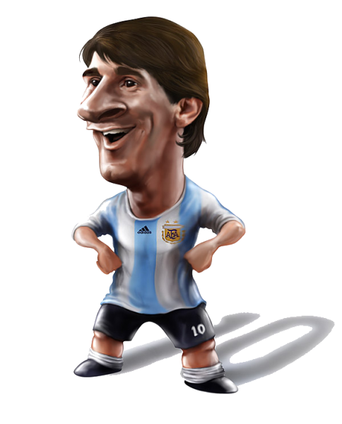 Шарж Месси