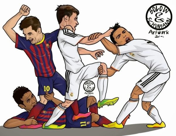 Шарж футболист Месси
