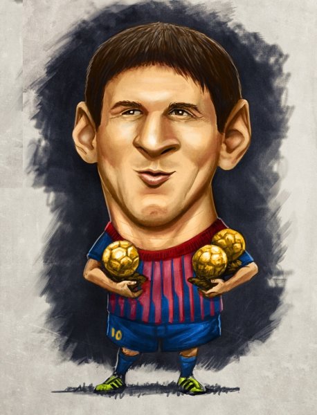 Криштиану Роналду шарж