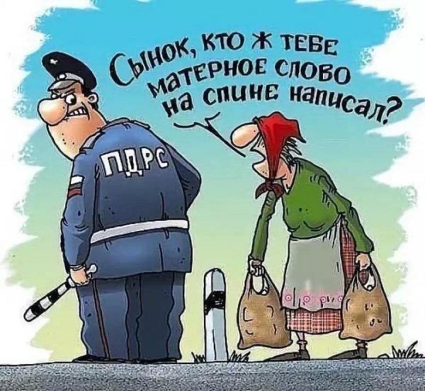 Анекдоты про полицию в картинках