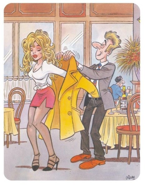 Карикатуры на мужчин и женщин