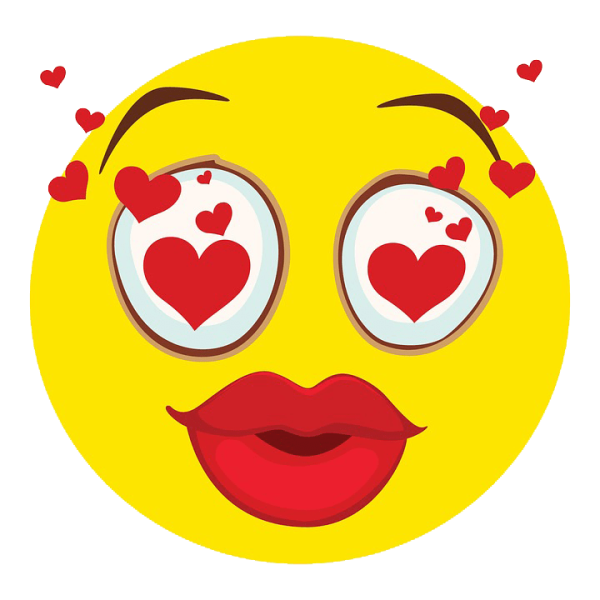Влюбленный смайлик