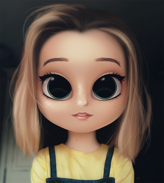 Девочка с большими глазами