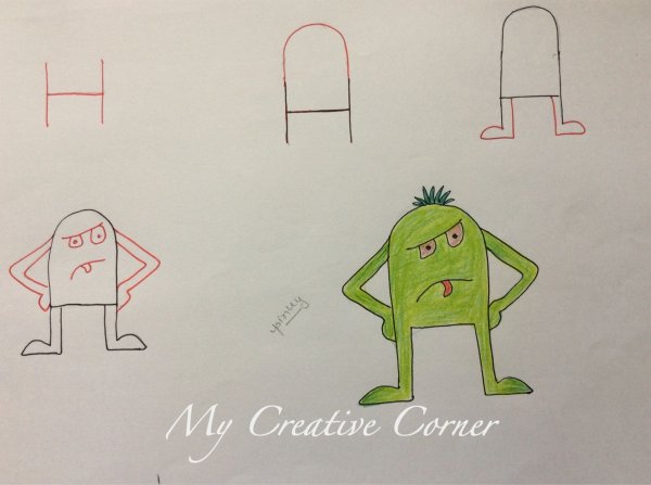 Прикольные быстрые рисунки