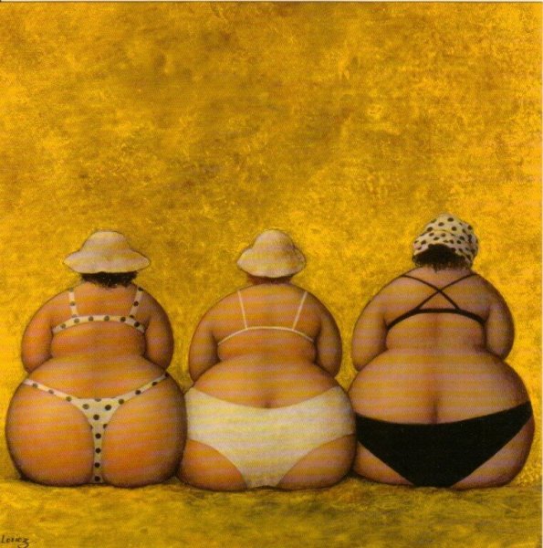 Jeanne Lorioz толстушки художник