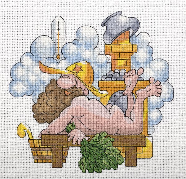 Вышивка крестом баня наборы