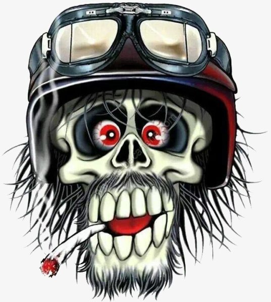 Веселый череп