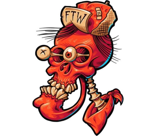 Веселый череп