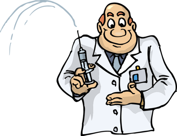 Шприц карикатура