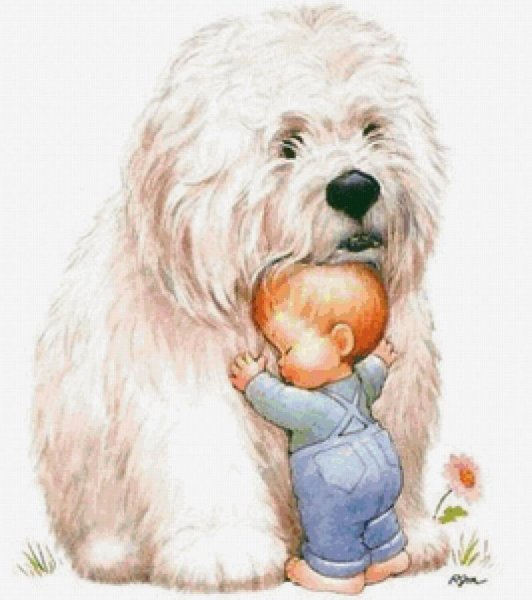 Рис собаки для детей