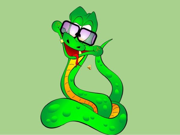 Рисунок змеи