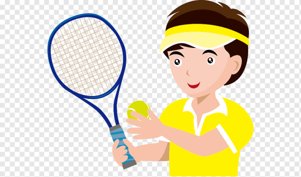 Теннисист мультяшный