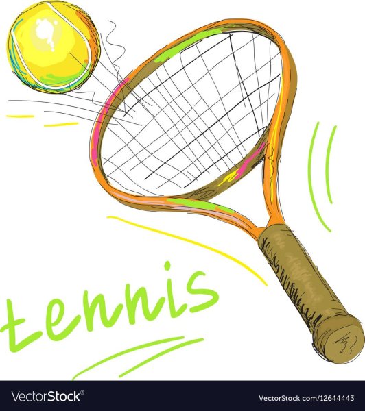 Теннис иллюстрация