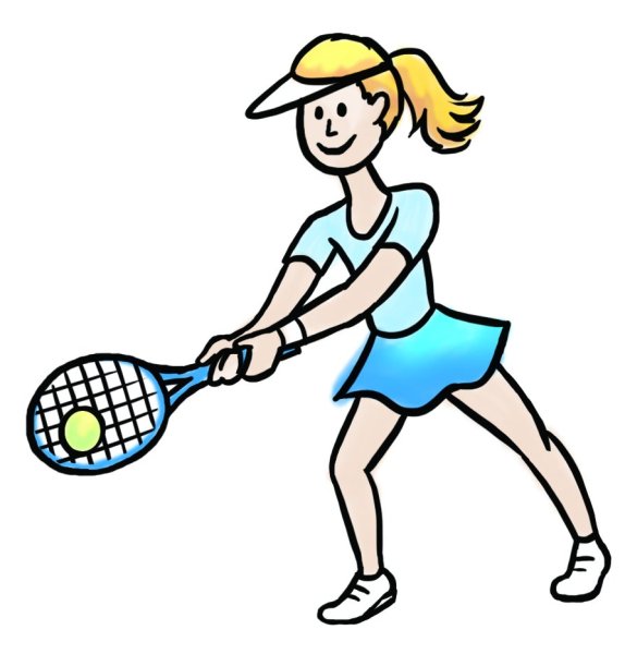 Теннис раскраска для детей