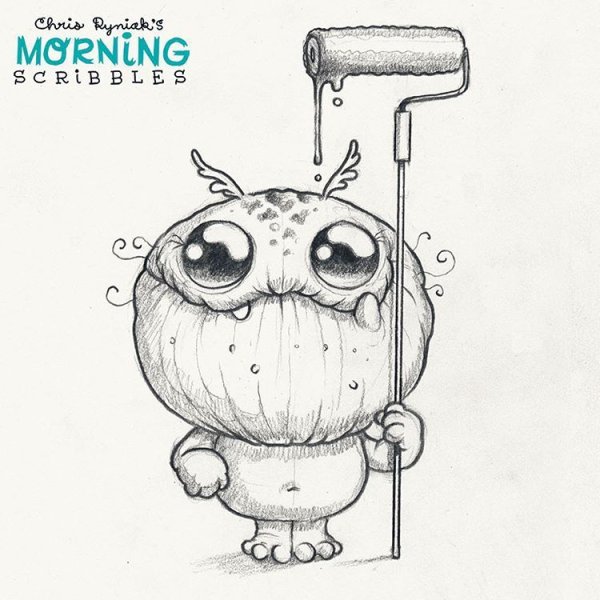 Милые монстрики для срисовки