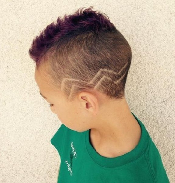 Фигурные стрижки для мальчиков