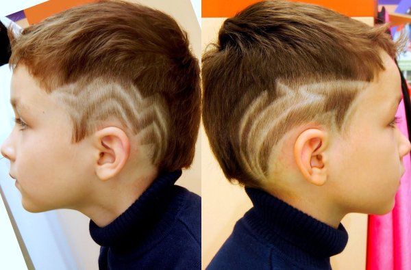 Стрижки для мальчиков с узорами