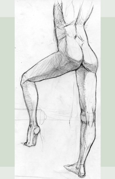 Женские ноги Наброски