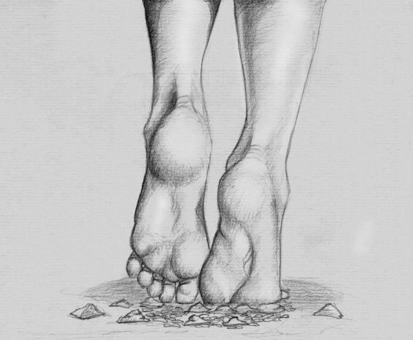 Стопы ног Графика