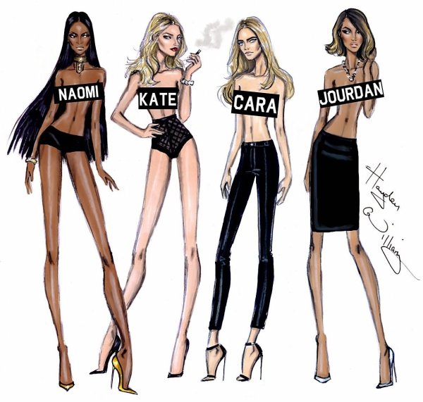 Hayden Williams рисунки Наоми