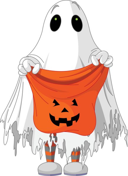 Веселые привидения на Хэллоуин