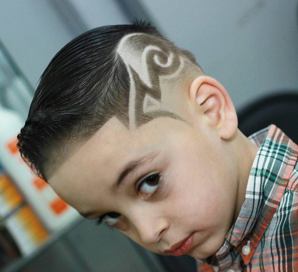 Стрижки для мальчиков с узорами