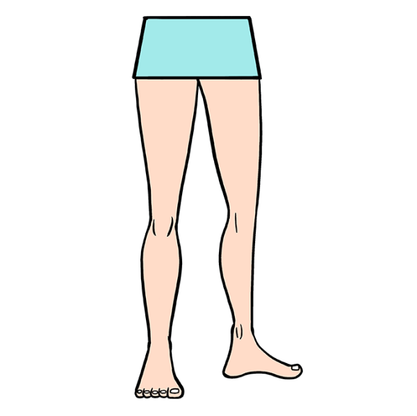 Нога мультяшный