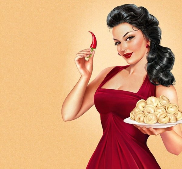 Инна Кузубова иллюстрации пин ап