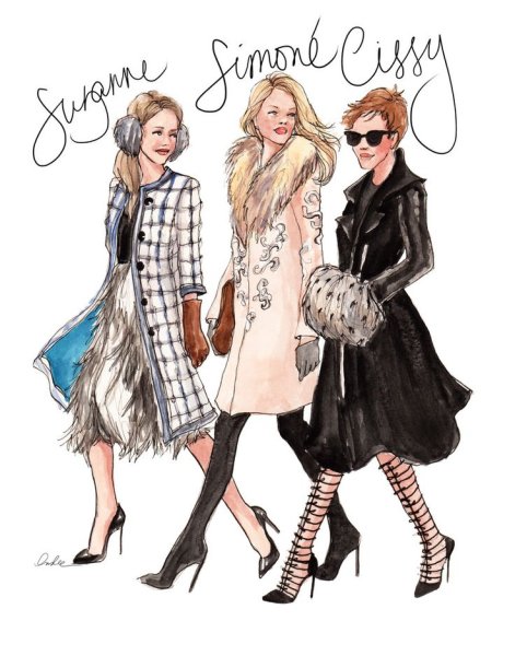 Фэшн иллюстрация