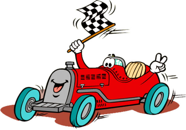 Гоночный автомобиль анимация