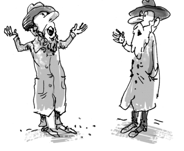 Два еврея карикатура