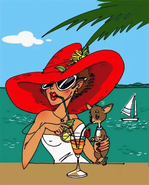 Открытки с отпуском