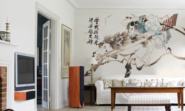 Живопись на стенах в интерьере