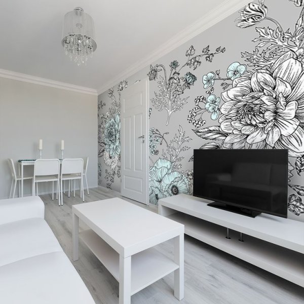 Красивое сочетание обоев