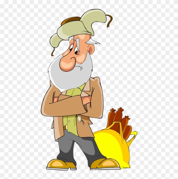 Мультяшный дед