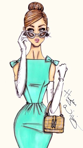 Модница рисунок