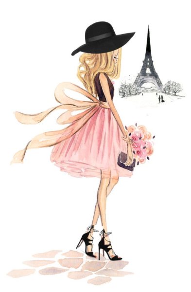 Модные иллюстрации девушек