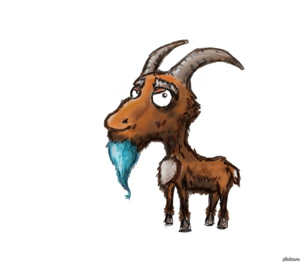 Смешная коза