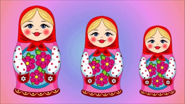 Матрешки разной величины