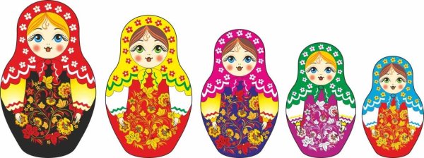 Матрешки для дошкольников