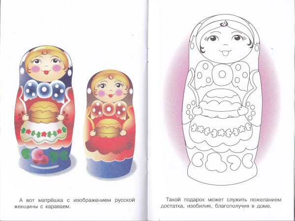 Роспись матрешки поэтапно