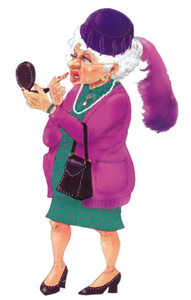 Бабушка рисунок