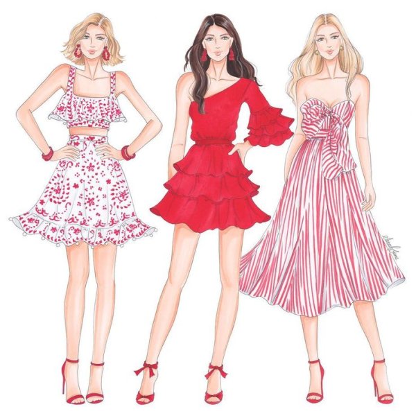 Миниатюра модная одежда