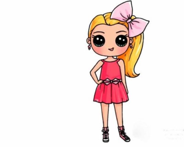 Мини девочки для срисовки