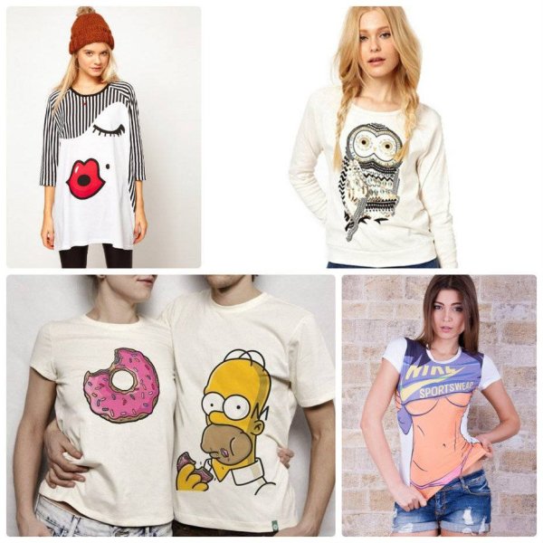 Современные принты на одежде