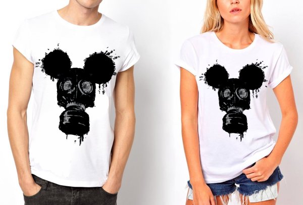 Футболка с принтом губы