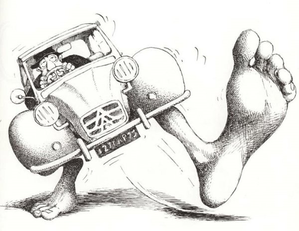 Автомобиль карикатура