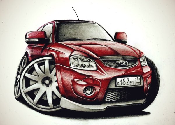Автомобиль карикатура