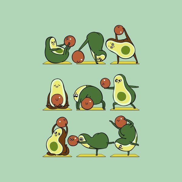 Авокадо йога